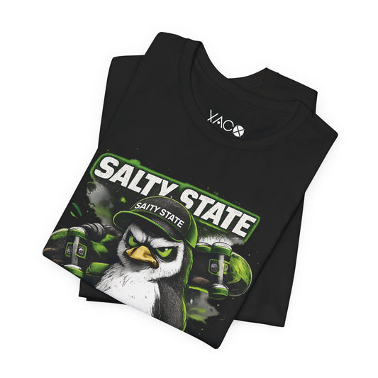 XACO Penguin Rebel 😤 – Salty State Tee (Limited Edition)