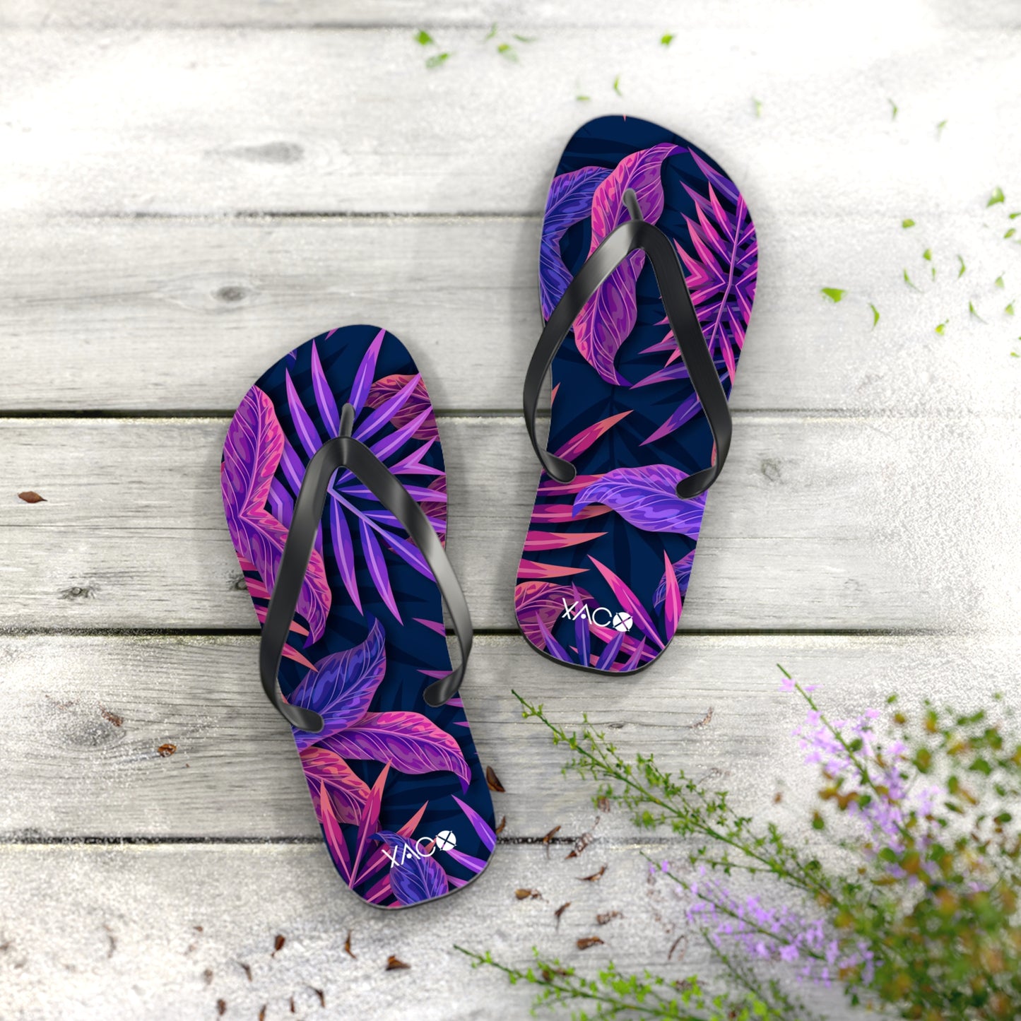 Purpple Flip Flops