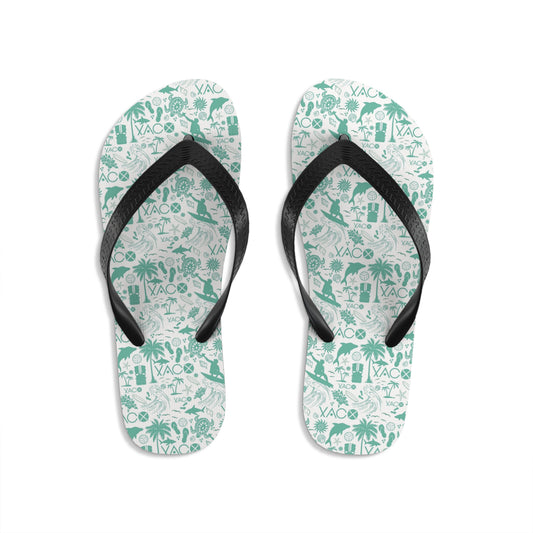 White Flip-Flops