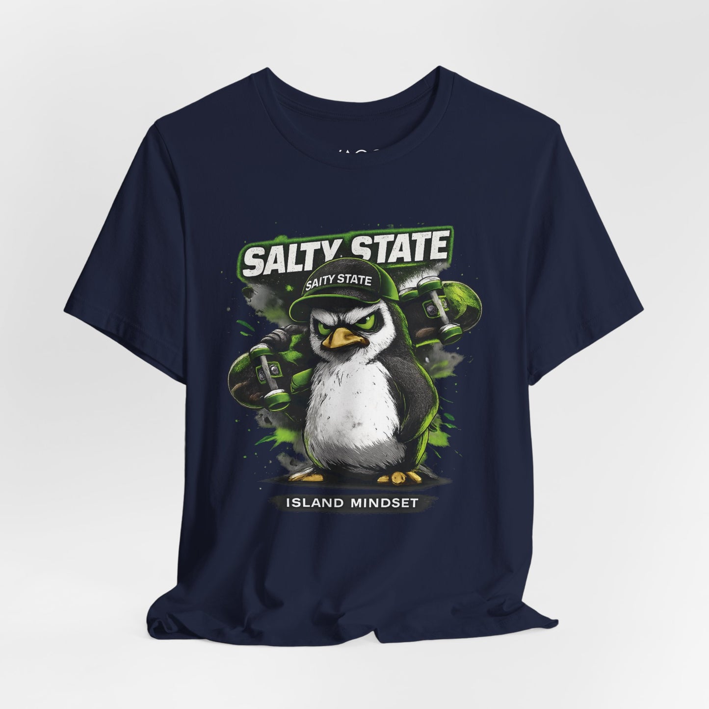 XACO Penguin Rebel 😤 – Salty State Tee (Limited Edition)