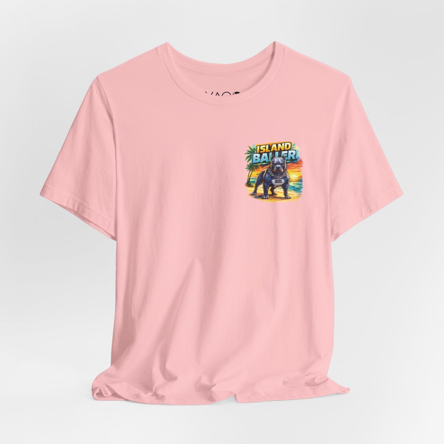 Island Baller Pitbull – Aggressive Beach Tee (Limited Edition)