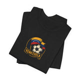 Venezuela Soccer Fan Tee – Unisex Short Sleeve Jersey with 'Goleador del Pueblo' Design