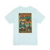 Retro Beach Themed Unisex Tee - Get Rich in the Beach Design