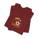 Venezuela Soccer Fan Tee – Unisex Short Sleeve Jersey with 'Goleador del Pueblo' Design