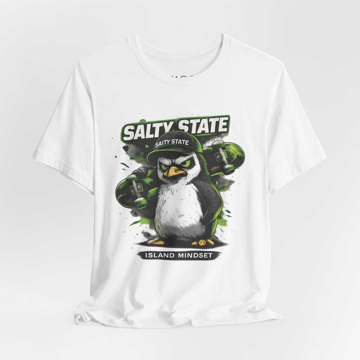 XACO Penguin Rebel 😤 – Salty State Tee (Limited Edition)