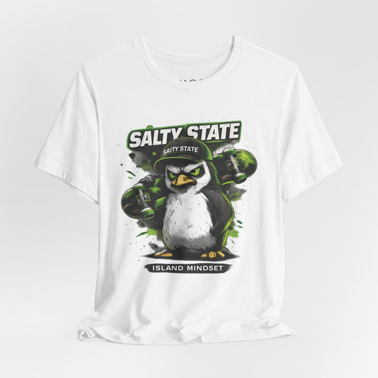 XACO Penguin Rebel 😤 – Salty State Tee (Limited Edition)