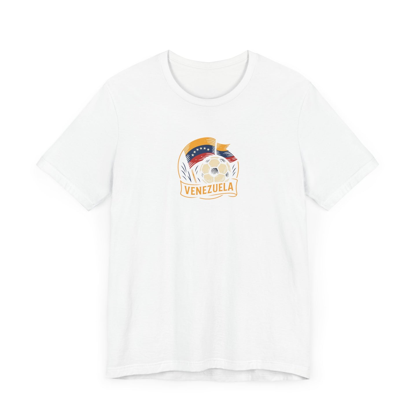 Venezuela Soccer Fan Tee – Unisex Short Sleeve Jersey with 'Goleador del Pueblo' Design