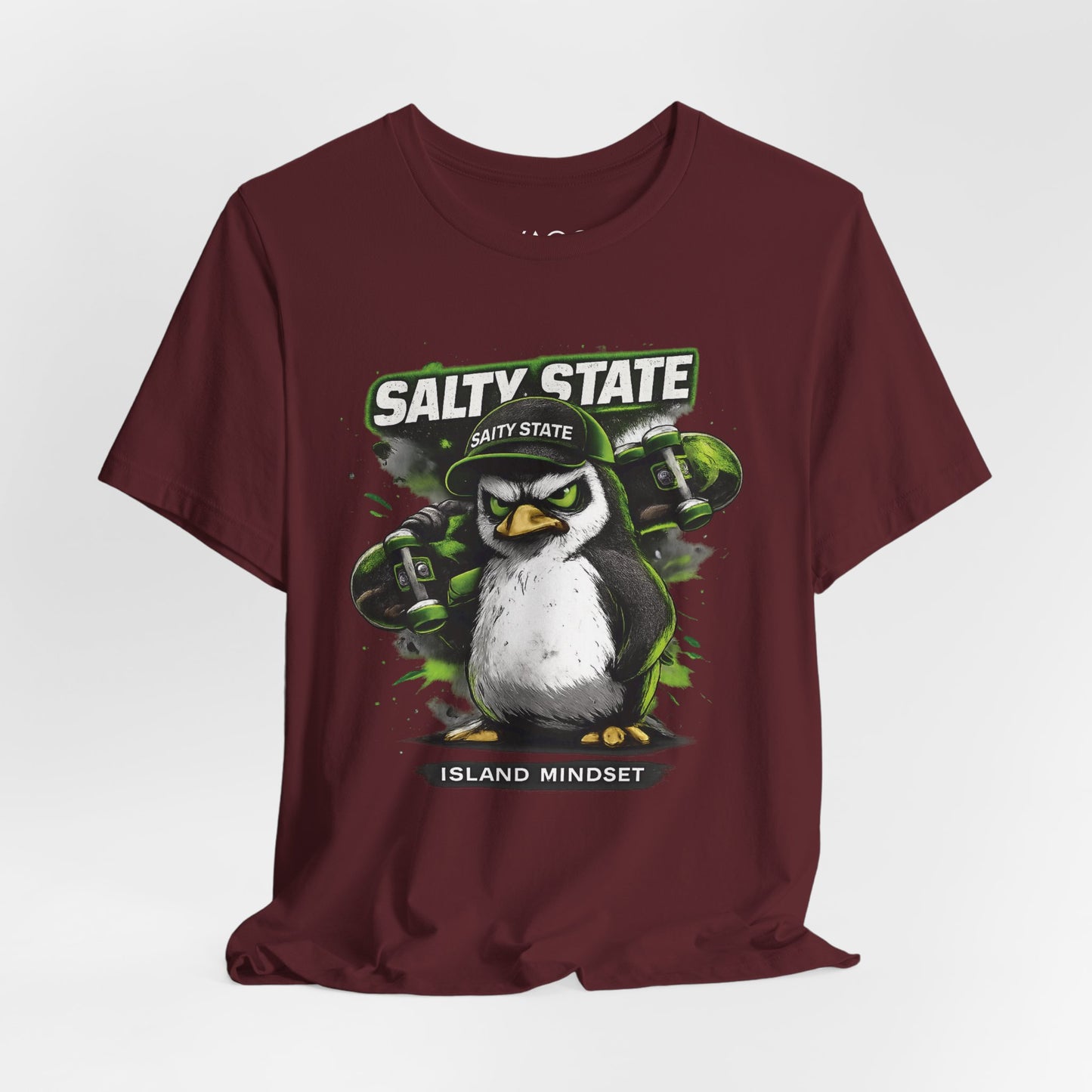 XACO Penguin Rebel 😤 – Salty State Tee (Limited Edition)
