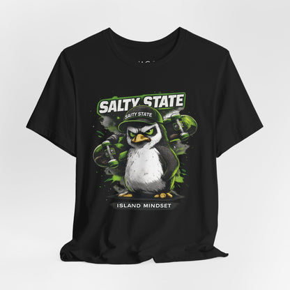 XACO Penguin Rebel 😤 – Salty State Tee (Limited Edition)