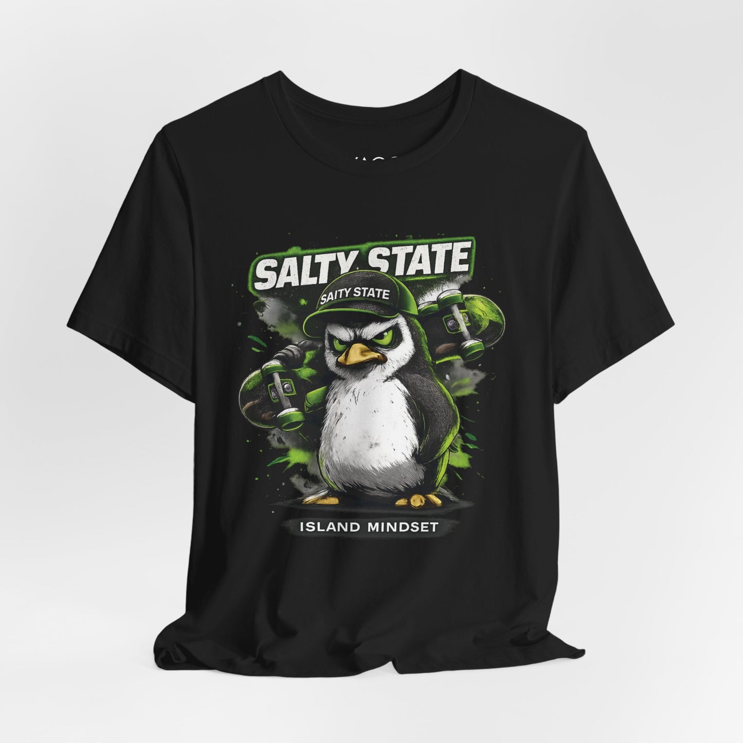 XACO Penguin Rebel 😤 – Salty State Tee (Limited Edition)