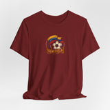 Venezuela Soccer Fan Tee – Unisex Short Sleeve Jersey with 'Goleador del Pueblo' Design