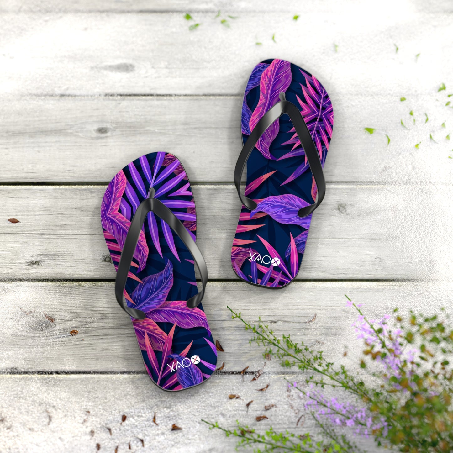 Purpple Flip Flops