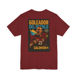 Venezuela Soccer Fan Tee – Unisex Short Sleeve Jersey with 'Goleador del Pueblo' Design