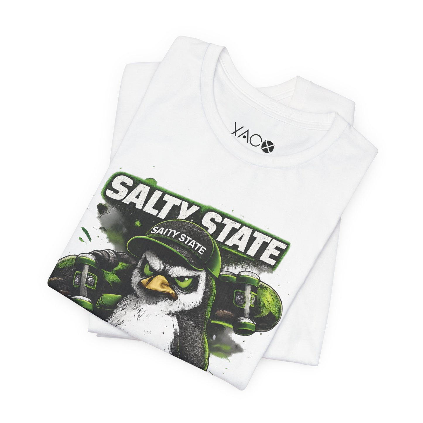 XACO Penguin Rebel 😤 – Salty State Tee (Limited Edition)