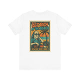 Retro Beach Themed Unisex Tee - Get Rich in the Beach Design