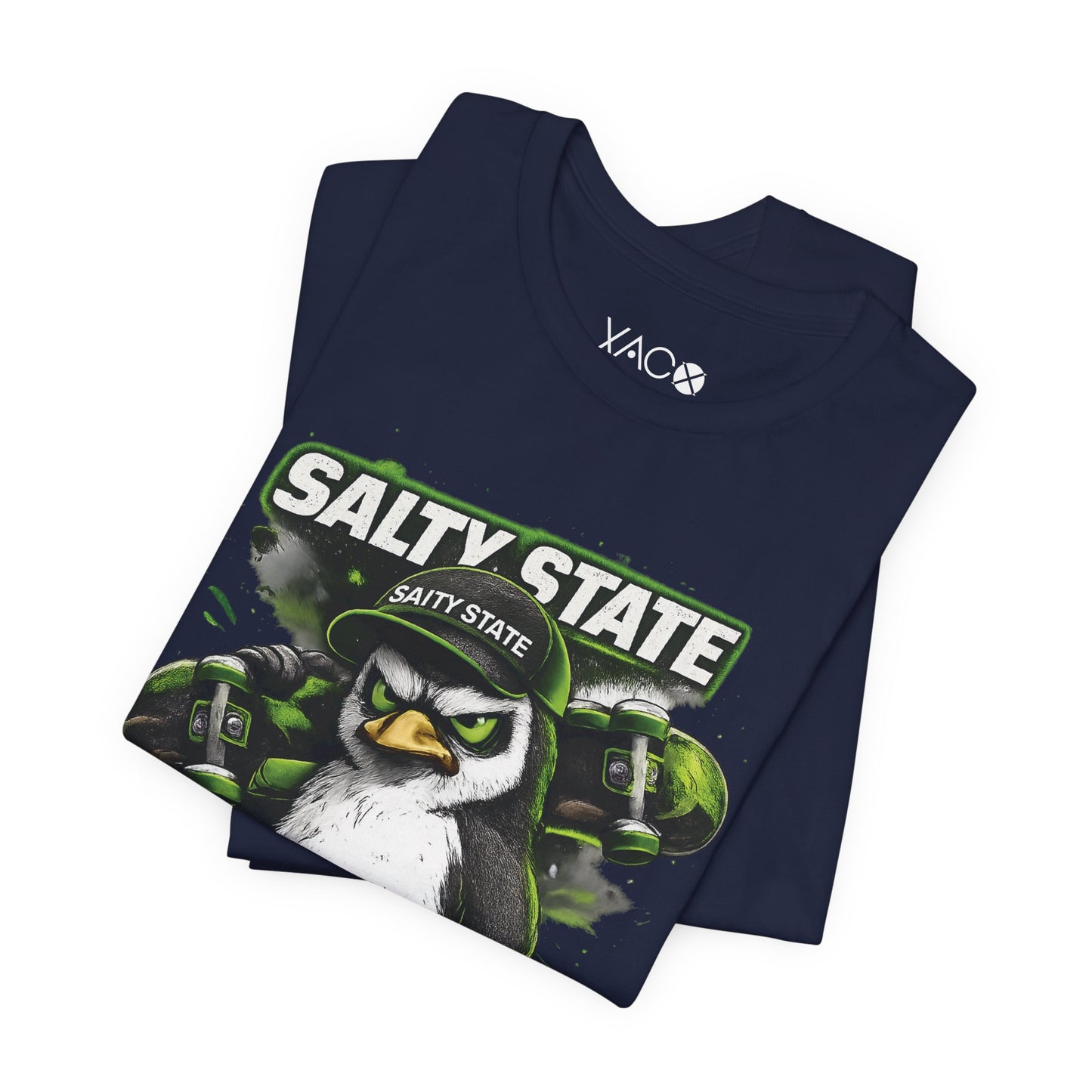 XACO Penguin Rebel 😤 – Salty State Tee (Limited Edition)