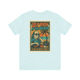 Retro Beach Themed Unisex Tee - Get Rich in the Beach Design