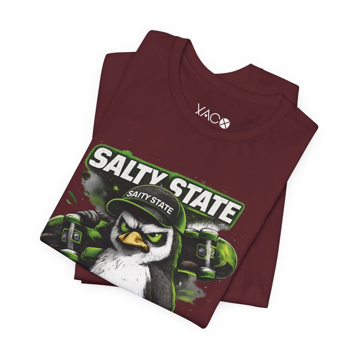 XACO Penguin Rebel 😤 – Salty State Tee (Limited Edition)